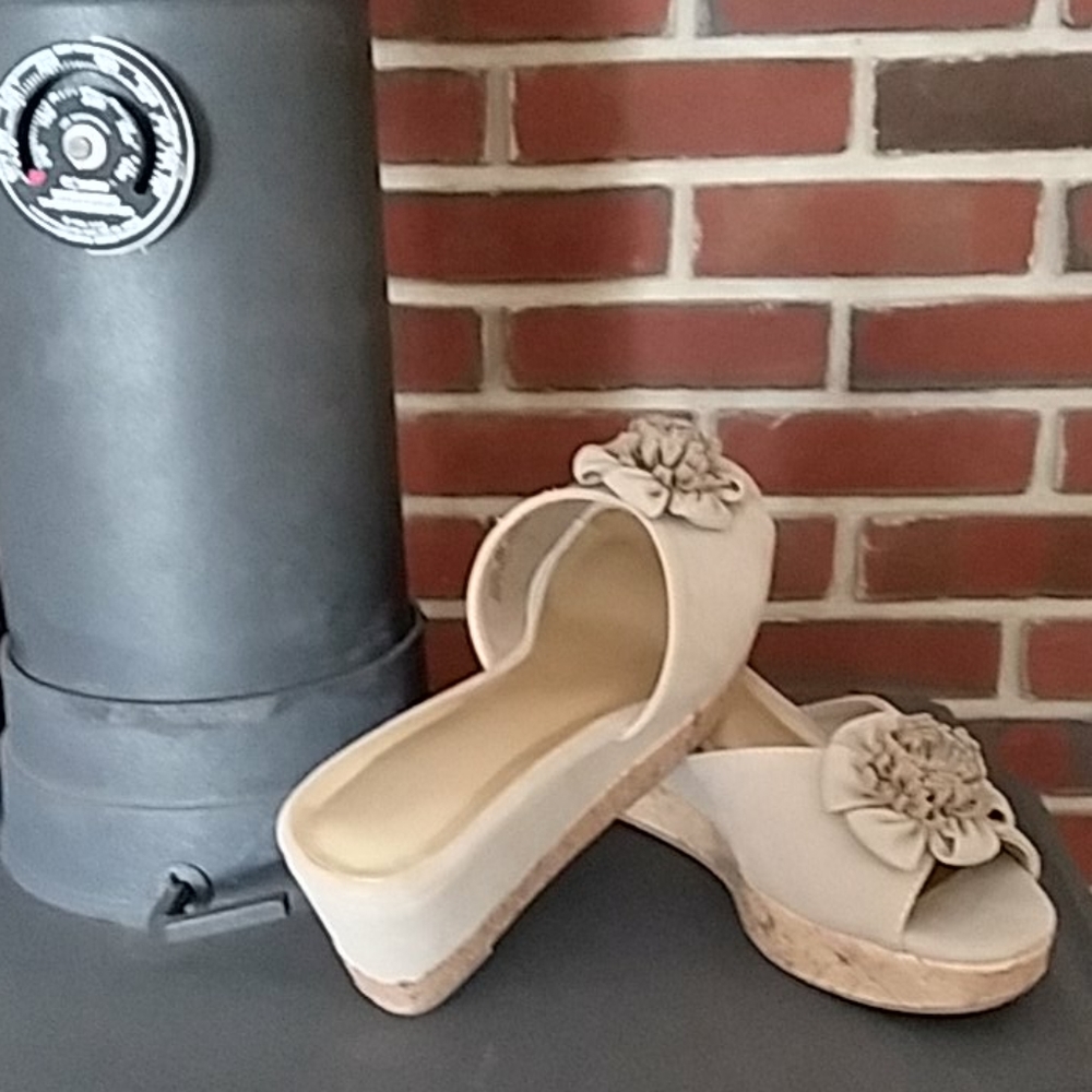 Cork Wedge Sandals
